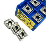 Lame de tournage indexable en métal 10 pièces SNMG120404 HA H01 outil de tournage externe outil de coupe en aluminium outil en aluminium en carbure CNC(SNMG120404 HA H01)