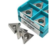 Lame de tournage indexable en métal 10 pièces TCMT16T304 TCMT16T308-MT CT3000 outil de tournage externe tour CNC en carbure coupe métal(TCMT16T304-MT CT3000)