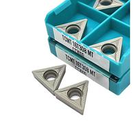 Lame de tournage indexable en métal 10 pièces TCMT16T304 TCMT16T308-MT CT3000 outil de tournage externe tour CNC en carbure coupe métal(TCMT16T308-MT CT3000)
