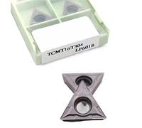 Lame de tournage indexable en métal 10 pièces X TCMT110208 TCMT16T304 DCMT11T308 LF6018 CNC outil de tournage en carbure pièces d'outils de tour(TCMT16T304 LF6018)