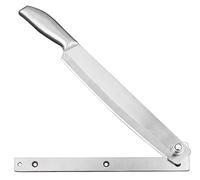 Lame de trancheuse à viande manuelle multifonction en acier inoxydable, accessoire de trancheuse de nourriture domestique, convient pour couper des rouleaux de viande congelée et des légumes (taille L