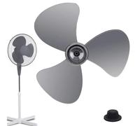 Lame De Ventilateur De Rechange | 3 Feuilles 400 Mm Pale De Ventilateur De Rechange | Hélice De Ventilateurs Avec Couvercle D'écrou | Léger Et Silencieux, Pour Ventilateurs De Table Et Sur Pied