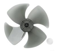 Lame de ventilateur de rechange de 35,6 cm avec 4 lames pour ventilateurs électriques pour ventilateurs de sol, ventilateurs de table, ventilateurs muraux et accessoire silencieux (40,6 cm, noir)