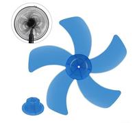 Lame de ventilateur de rechange de 40,6 cm avec cache-écrou, design à cinq feuilles pour une efficacité accrue dans les ventilateurs sur pied et de table