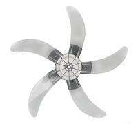 Lame de ventilateur de rechange de 45,7 cm avec cinq lames et couvercle d'écrou pour ventilateurs de table verticaux, circulation d'air optimale et installation pratique