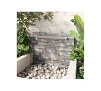 Lame d'eau rectangulaire pour piscine acier inoxydable 110 cm