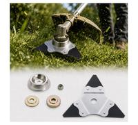 Lame Débroussailleuse pour STIGA BC 700e | Triangulaire Dentée 230mm Coupe Herbe Trou Central 25,4mm Lame de débroussailleuse Dents en Acier au Carbone