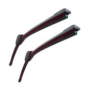 Lame D'essuie-Glace Compatible Avec VW Pour Caddy Pour MK3 2007-2016 Essuie-glace De Voiture Double Balais D'essuie-glace Avant En Caoutchouc 24" + 18"