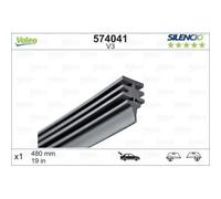 VALEO Essuie-glace Silencio V3 480 mm plat d'origine Avant Haute performance 1 balai 574041