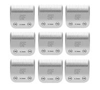 Lame Détachable 5F For Tondeuse De Toilettage For Chiens, Compatible Avec La Plupart Des Tondeuses Oster, A5, Wahl Et KM, Longueur De Coupe 6,3 Mm (1/4 Po), Coupe Précise.(9pcs)