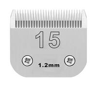 Lame Détachable De Tondeuse for Animaux, Compatible for Andis, Compatible for Oster A5, Compatible for Wahl, Compatible for KM10, Series Clipper(Size 15)