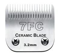 Lame Détachable For Tondeuse De Toilettage For Chiens, À Bord Céramique, Compatible Avec Les Tondeuses Oster A5 Et Wahl Série KM10.(7FC(3.2mm))