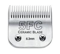 Lame Détachable For Tondeuse De Toilettage For Chiens, À Bord Céramique, Compatible Avec Les Tondeuses Oster A5 Et Wahl Série KM10.(5FC(6.3mm))