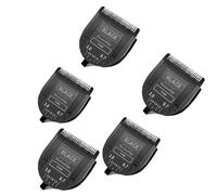 Lame Détachable Professionnelle Réglable 5 En 1 For Chien De Compagnie, Compatible Avec Les Tondeuses WAHL, Arco, Bravura, Chromado, Creativa, Figura(Black 5pcs)