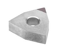 Lame d'insertion de tournage à pointe diamant WNMA0804 CBN, embout de coupe de tour CNC, tournage à grande vitesse pour l'acier trempé et les alliages, lame WNMA080404 CBN avec (WNMA080408-CBN)