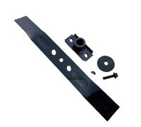 Lame Droite De Tondeuse À Gazon Avec Trou Oblique, Siège De Lame, Vis, Rondelle De Boulon Pour Poussée Manuelle, Accessoires De Remplacement De Tondeuse À Gazon(Set5)