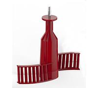 Lame émulsifiante pour robot de cuisine NutriChef - Pièce de rechange pour robot multifonction - Numéro de modèle : NCFPRED (rouge)