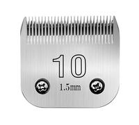 Lame En Acier Amovible For Toilettage Des Chiens De Compagnie, Compatible Avec Andis, Compatible Avec Oster A5 Et 76, Compatible Avec Wahl, Tondeuse For Animaux Série KM 10(NO.10-1.5mm-)
