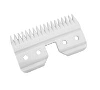 Lame En Acier De Tondeuse À Poils De Chien, Compatible For Andis, Compatible For Oster A5 & 76, Compatible For Wahl,KM 10 Tondeuses For Animaux(1pcs white Ceramic)