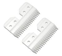 Lame en céramique à 18 dents compatible avec les tondeuses à alimentation rapide Oster pour tondeuse de toilettage A5, convient pour la série Wahl KM, convient pour les pièces de lame Andis (3FC, 4FC,