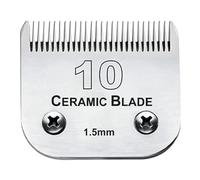 Lame En Céramique Détachable Pro For Chien De Compagnie, Compatible For Andis, AG, AGC, AGP, AGRC, Compatible For Oster, A5, Compatible For Les Tondeuses Wahl, KM10, 5, Série 2(10 1pcs)