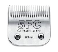Lame En Céramique Détachable Pro For Chien De Compagnie, Compatible For Andis, AG, AGC, AGP, AGRC, Compatible For Oster, A5, Compatible For Les Tondeuses Wahl, KM10, 5, Série 2(5fc 1pcs)