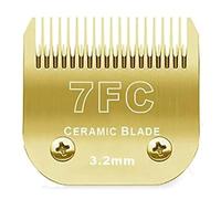 Lame En Céramique Professionnelle Détachable For Chien De Compagnie, Compatible For Andis,AG,AGC,AGP,AGRC, Compatible For Oster, Tondeuses De Toilettage A5, Coupe Lisse(7FC(3.2mm))