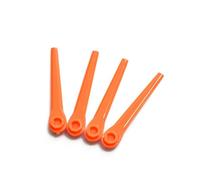Lame en plastique for tondeuse L70, grande taille, Type de disque, coupe-herbe en plastique, convient à plusieurs tondeuses, accessoire de coupe de pelouse, 50/100 pièces(Orange,100pcs)
