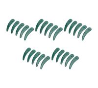 Lame en plastique pour tondeuse à gazon, 25 pièces, ABS, dents plates, nettoyage de la maison, lame en plastique séparée, coupe rapide, pour Bosch vert
