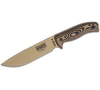Lame ESEE Desert tan, manche G-10 3D coyote/noir, étui noir 6PDT-005