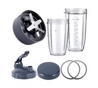 Lame extractrice, compatible avec NutriBullet, set 32Oz 24Oz | Convient à NB-101S NB-101B NBR-1201 NBR-0601 NB-WL088-23 NB-WL007-02 NB-201 NB9-1301