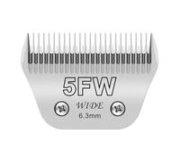Lame large détachable for tondeuses à poils d'animaux, compatible avec Andis (AG, AGC, AGP) et Wahl (KM2, KM5, KM10), pièces de rechange for tondeuses.(6.3mm wide blade)