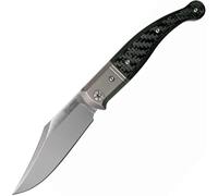 Lame Lionsteel Niolox, Manche en Fibre de Carbone, Renforts et liners en Titane GT01 CF