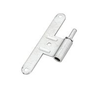 Lame mâle pour paumelle bois universelle 130x43mm forme en T droite inox - - 627800
