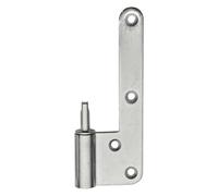 Lame mâle pour paumelle bois universelle forme en L finition droite acier zingué - MERMIER - M-789101