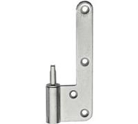 Lame mâle pour paumelle bois universelle forme en L finition droite acier zingué - MERMIER - M-789101