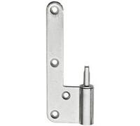 Lame mâle pour paumelle bois universelle forme en L finition gauche acier zingué - MERMIER - M-789091 Blanc G