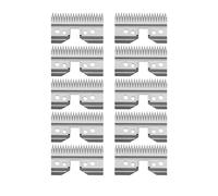 Lame Métallique De Remplacement, Compatible for Andis, Compatible for Oster, Alimentation Rapide A5, Compatible for Wahl, Compatible for Les Tondeuses De La Série KM(10pcs Steel blade)