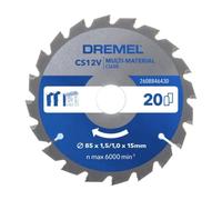 Dremel Blueprint Lame de scie circulaire multi-matériaux 85 x 1,5/1 x 15mm (CS600)