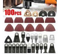 Lame Oscillante pour Outils Multifonctions - Accessoires pour Fein Multimaster Dremel Dewalt Einhell (100 pièces)