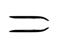 Lame Pare Choc Avant 1998-2004 pour BMW Série 3 E46 pour M3 | Kit de carrosserie ABS noir brillant couvercle capot lampe à sourcils et paupières de phare avant Lame Avant Voiture