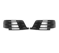 Lame Pare-Choc Avant 2X Grilles Pare-Chocs Avant inférieures avec caches Feux antibrouillard pour Q7 2016 2017 2018 2019 Accessoires Auto Becquet Garde Kit