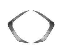 Lame Pare-Choc Avant ABS Noir Brillant pour X1 IX1 U11 pour M-Sport 2023 2024 Séparateur d'air Latéral Prise d'air Cadre Phare Antibrouillard LTQSIV(Carbon Look)