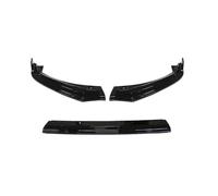 Lame Pare-choc Avant De Voiture, Diffuseur De Séparation Kit De Carrosserie Amovible Protection Couverture Pour Mustang Électrique Mach-E 2021 2022 Décoration Extérieure(Gloss black)