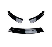 Lame Pare-Choc Avant Noire Brillante Spoiler Latéral Kit Carrosserie Aspect Carbone pour F20 F21 116i 118i 120i Série 1 2011-2019(Gloss Black)