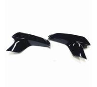 Lame Pare-Choc Avant pour BMW F90 pour M5 2018-2022 Lèvre Pare-Chocs Avant avec séparateur latéral feu antibrouillard aileron Cadre d'admission d'air(Noir Brillant)