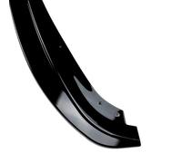 Lame Pare-Choc Avant pour BMW Série 3 E90 E91 LCI 320i 330i 2009-2012 Lèvre Spoiler Pare-Chocs Avant + Cache séparateur air latéral Feux antibrouillard Choc Avant Lame(Noir Brillant)