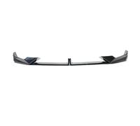 Lame Pare-Choc Avant pour BMW X5 G05 LCI 2023 + Diffuseur Lèvres Becquet Séparation Kit Carrosserie Aspect Fiber Carbone Noir Brillant Pare-Chocs De Voiture Spoiler Séparateur(Look de Carbone)