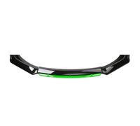 Lame Pare-Chocs Avant Becquets Avant Universels pour Voiture Spoiler Avant(Black and Green)