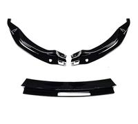 Lame Pare-Chocs Avant Voiture pour 3 Série pour 4 pour M3 M4 Diffuseur De Voiture Carrosseries Couverture 2015-2020 3PCS Pare-Chocs Avant Lèvre Spoiler Splitter(Gloss Black)